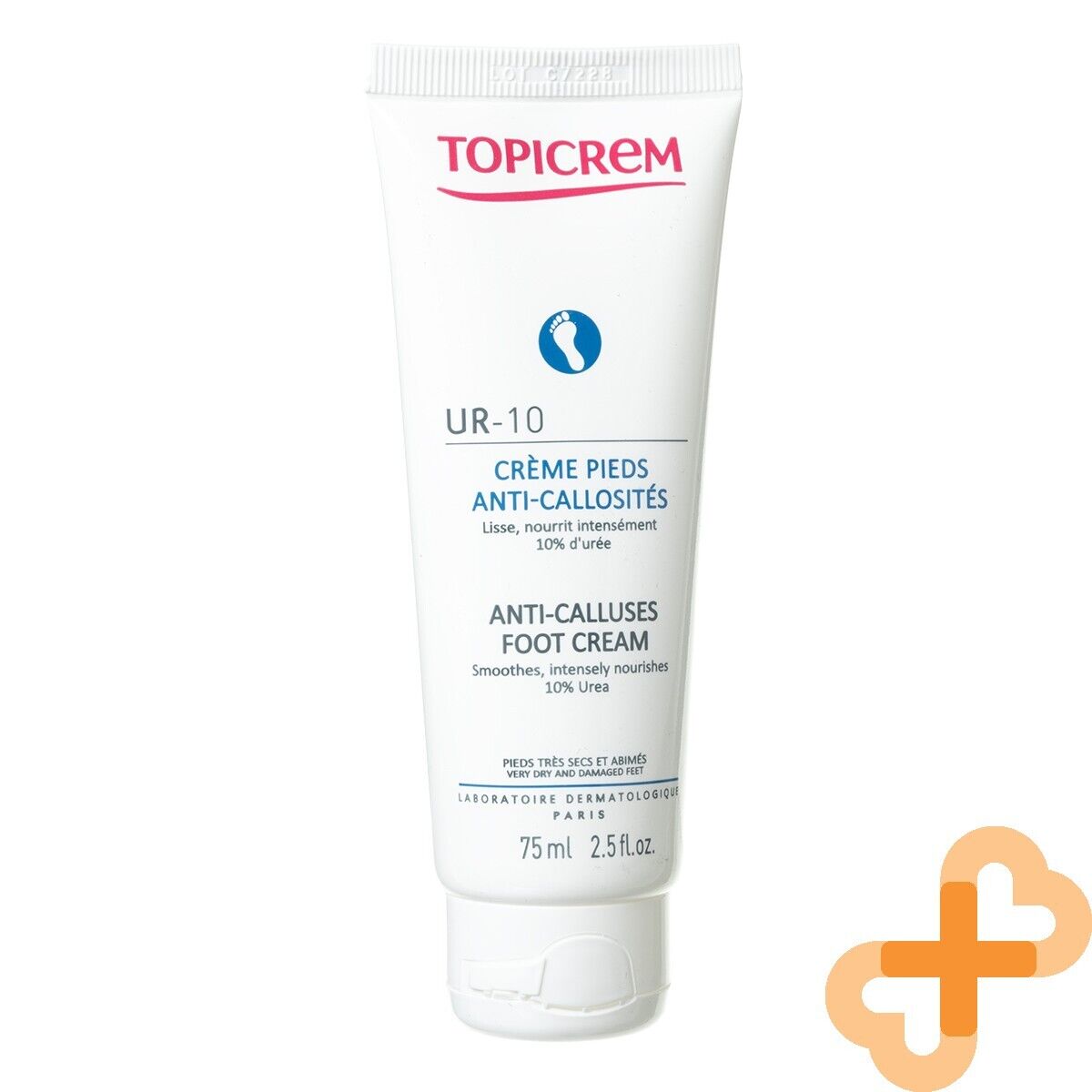 TOPICREM UR-10 Anti-Calluses Foot Cream with Urea for Dry Skin Smoothe