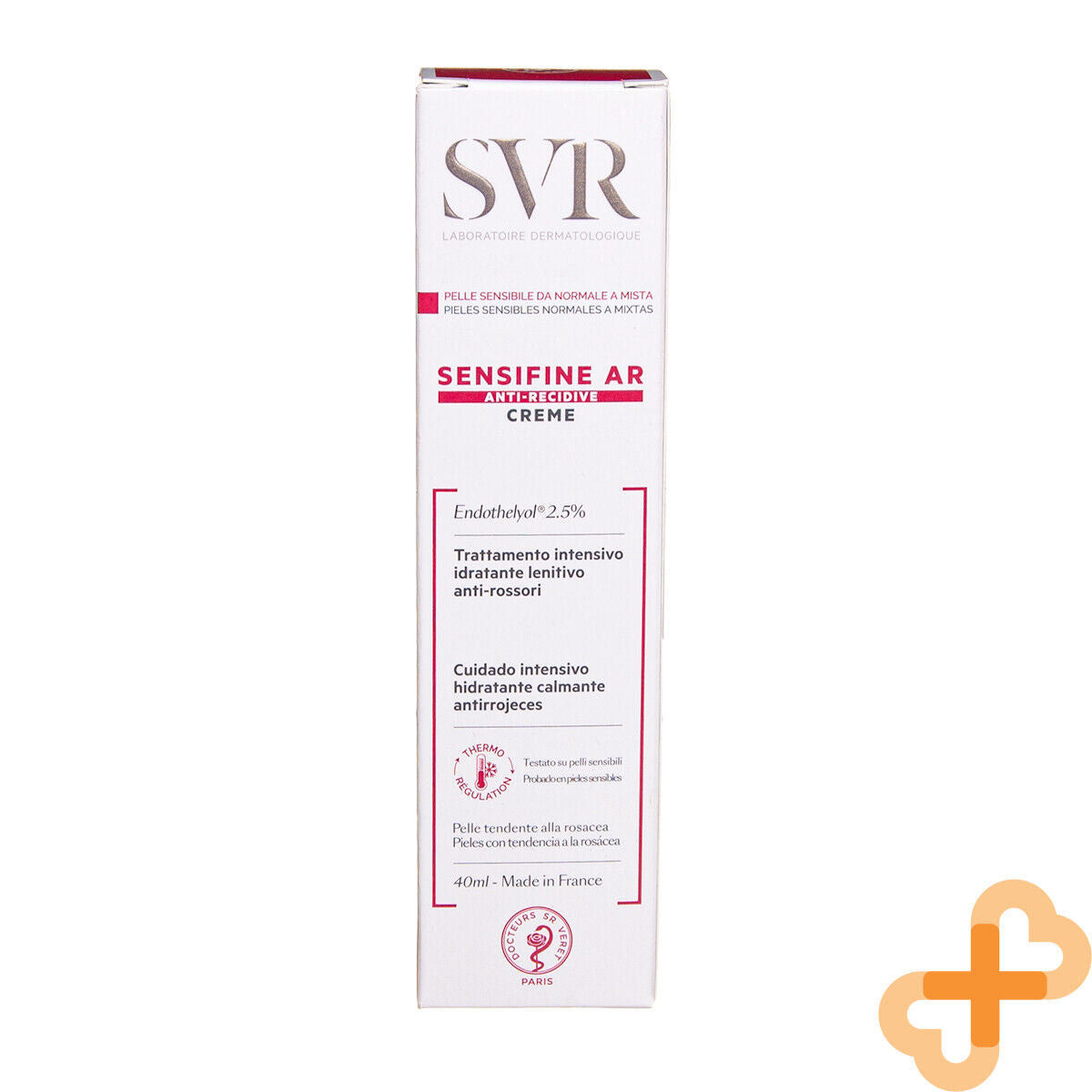 SVR Sensifine Anti-Redness + Rosacea Moisturizing Soothing Cream Dry