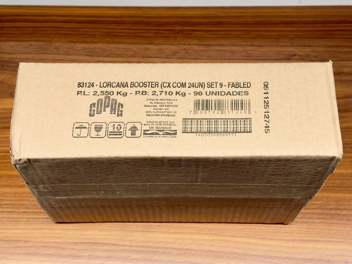 SEALED CASE! 4x Disney Lorcana: Fabled Booster Box