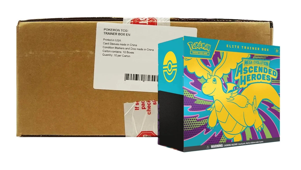 SEALED CASE! 10x Pokemon Ascended Heroes ME2.5 Elite Trainer Box