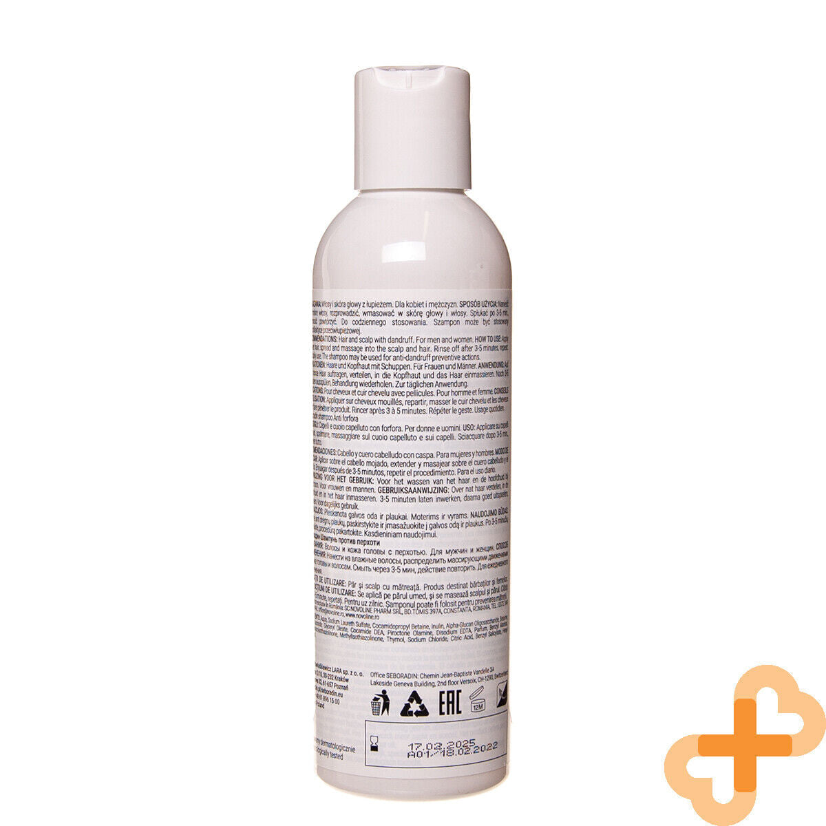 SEBORADIN Anti-Dandruff Shampoo Hair and Scalp Effective Prevention