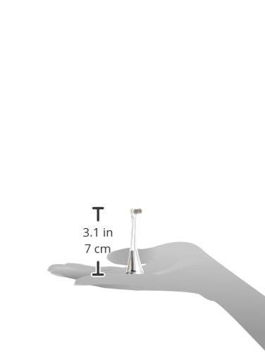 Supersmile Zina45 Replacement Polishing Head, Silver, Professional Tooth Polisher with Silicone Prophy Cup, Fits Zina45 Sonic Toothbrush, Enamel Safe