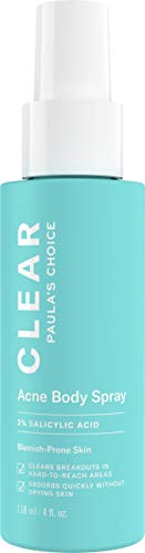 Paula's Choice CLEAR Back & Body Exfoliating Acne Spray, 2% BHA (Salicylic Acid)