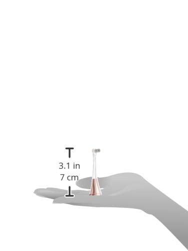 Supersmile Zina45 Replacement Polishing Head, Silver, Professional Tooth Polisher with Silicone Prophy Cup, Fits Zina45 Sonic Toothbrush, Enamel Safe