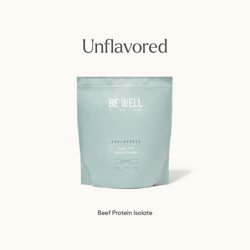 Be Well by Kelly LeVeque Unflavored Grass Fed Beef Protein - Paleo and Keto Friendly
