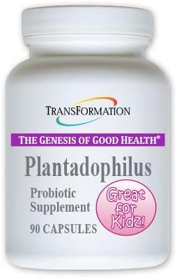 Transformation The Genesis of Good Health Enzymes Plantadophilus Natural Plant-Based Probiotics Supplement, Practitioner Recommended, Non-GMO, for Digestive Health, Immune Support, Gut Balance, 90