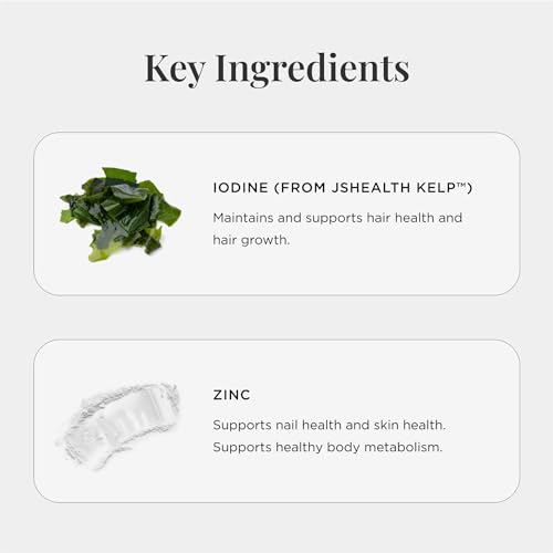 JSHealth Vitamins Hair and Energy Formula Hair Growth Vitamins | Hair Vitamins