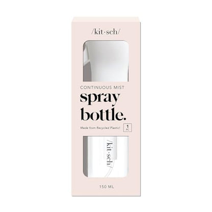 Kitsch Spray Bottle for Hair, Continuous Water Mister Spray Bottle with Ultra Fine Mist