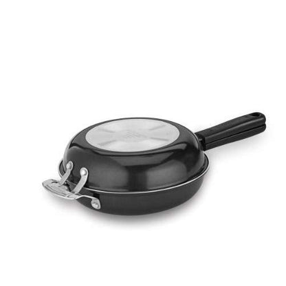 Cuisinart FP2-24BK 10-inch Nonstick Set Frittata Non-Stick Sauce Pan, Black/Stainless