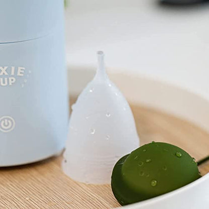 Pixie Menstrual Cup & Disc Steamer Sterilizer 2.0 - Kills 99.9% of Germs with Cleaner Steam