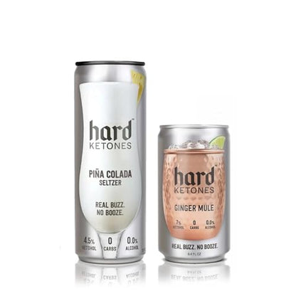 Hard Ketones 24 Can Bundle | 12 Pack Ginger Mule &12 Pack Pina Colada