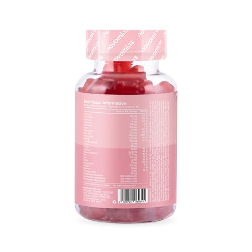 Novomins Fertility Gummies - Fertility Supplements for Women Trying to Conceive–25 Essential Vitamins