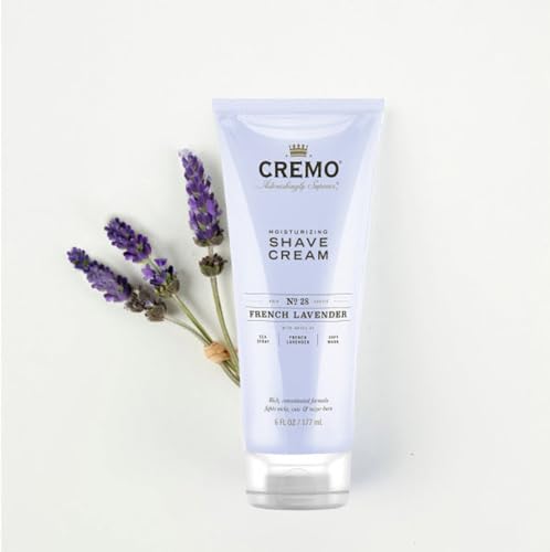 Cremo French Lavender Moisturizing Shave Cream, Astonishingly Superior Shaving Cream