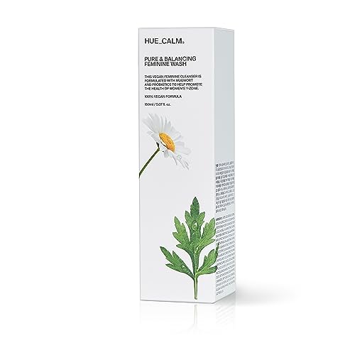 HUECALM Pure & Balancing Feminine Wash, Low pH Balance, Vegan, Korean Beauty Product