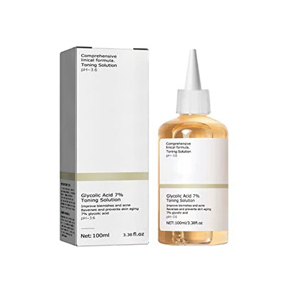Glycolic Acid 7% Toner,Glycolic Sour 7% Toning,Exfoliate,and Rejuvenate Your Skin