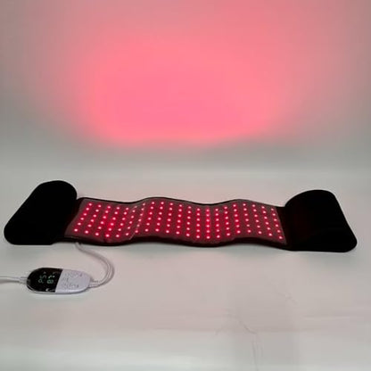 Red Light Therapy Belt, 2 in 1 LED Red & Infrared Light Therapy Flexible Wearable Pad for Body Back
