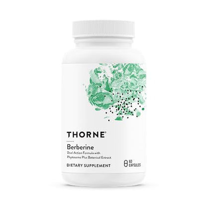 THORNE Berberine - Dual Action Formula with Phytosome Plus Botanical Extract - Support 