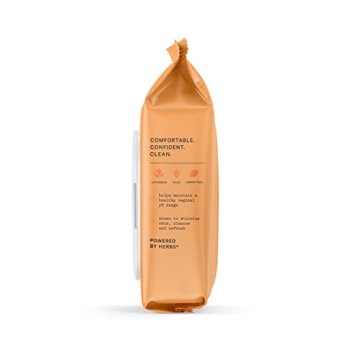 The Honey Pot Company - Feminine Wipes - Daily PH Balancing, Fragrance & Sulfate Free Wipes