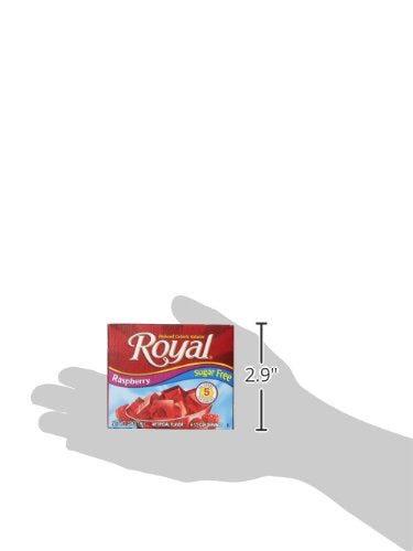 Royal Strawberry Gelatin Dessert Mix, Sugar Free and Carb Free,0.32 0z (Pack of 12)
