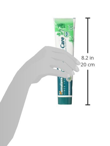 Himalaya Mint Fresh Gel Toothpaste, Fluoride Free to Reduce Plaque & Brighten Teeth, 6.17 oz, 2 Pack