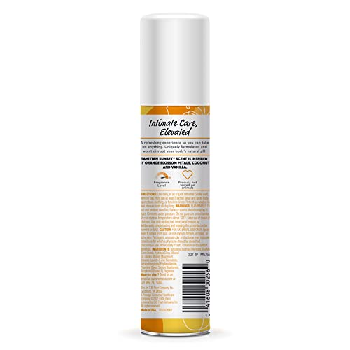 Summer's Eve Tahitian Sunset Daily Feminine Spray, 2 oz, 6 Pack
