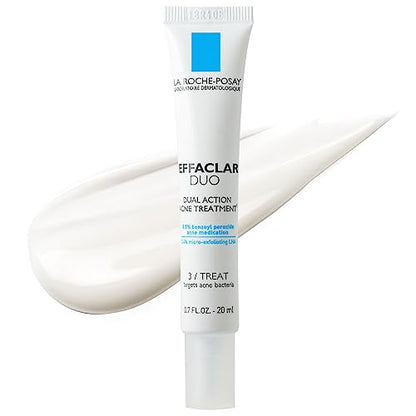 La Roche-Posay Effaclar Duo Dual Action Acne Spot Treatment Cream with Benzoyl Peroxid