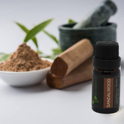 My Health A-Z Sandalwood Essential Oil, Organic 10ml (Santalum Album) Extracted