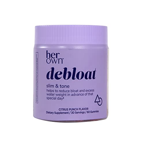 her own Debloat Gummy, Bloating and Gas Relief, Helps Reduce Water Retention