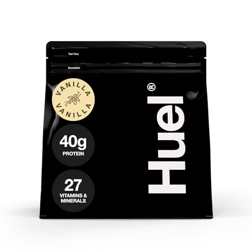 Huel Black Edition | Vanilla 40g Vegan Protein Powder | Nutritionally Complete Meal 
