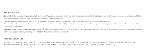 La Roche-Posay Toleriane Hydrating Gentle Face Cleanser, Daily Facial