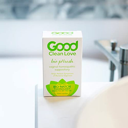Good Clean Love BioPhresh Vaginal Suppository, Relieves Itching and Irritation and ReBalance Moisturizing