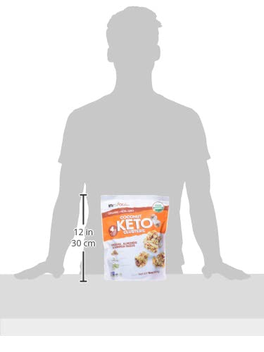 Inno Foods Organic Coconut Keto Cluster (Net Wt 16 Ounce )