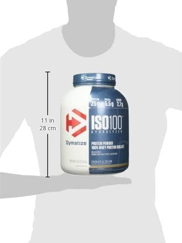Dymatize ISO100 Hydrolyzed Protein Powder, 100% Whey Isolate Protein, 25g of Protein