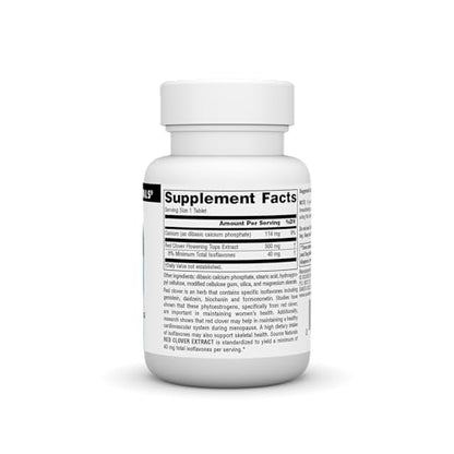 Source Naturals Red Clover Extract, 500 Mg Tablet, 30 Count