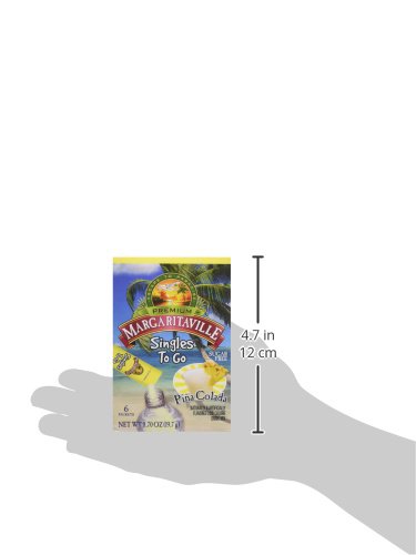 Margaritaville Singles To Go Drink Mix, Non-Alcoholic Powder Sticks (Pina Colada)