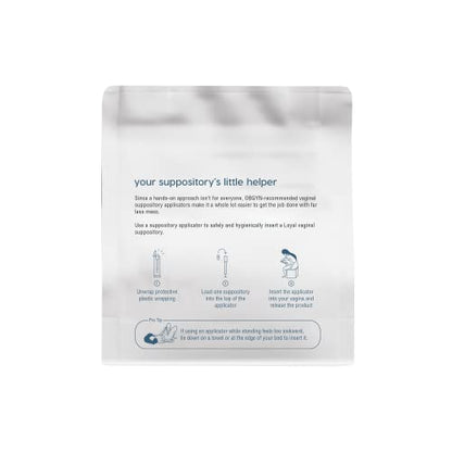 Loyal The Helper Vaginal Suppository Applicators | Efficient | Compact | Comfortable | Fits Most Brands, Pills