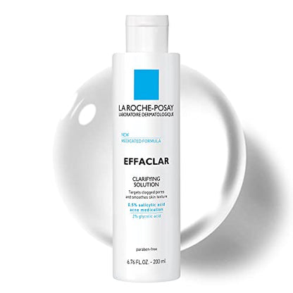 La Roche-Posay Effaclar Clarifying Solution Acne Toner with Salicylic Acid