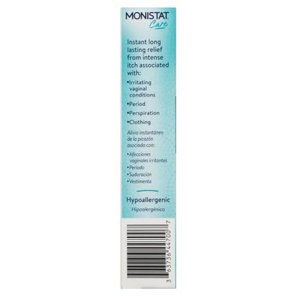 Monistat Care Maximum Strength Instant Itch Relief Cream, 1 Ounce each (Value Pack of 5)