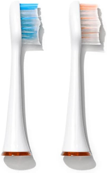 Ollie SmartClean Replacement Brush Heads for Brio Toothbrush, White, 2 Pack