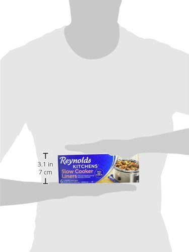 Reynolds Kitchens Slow Cooker Liners, Regular (Fits 3-8 Quarts), 6 Count (Pack of 2)