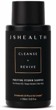 JSHealth Vitamins Inside Out Haircare - Includes Hair + Energy Hair Vitamins, Purifying Keratin Shampoo & Nourishing Hair Conditioner - Virtual Bundle
