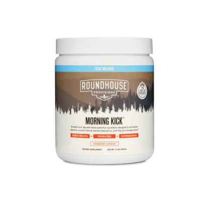 ROUNDHOUSE PROVISION Morning Kick, Powder Supplement for Healthy Digestion