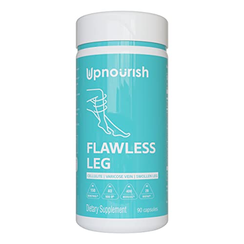 UpNourish Anti Cellulite Supplements - Varicose Veins Support, Restless Leg Relief