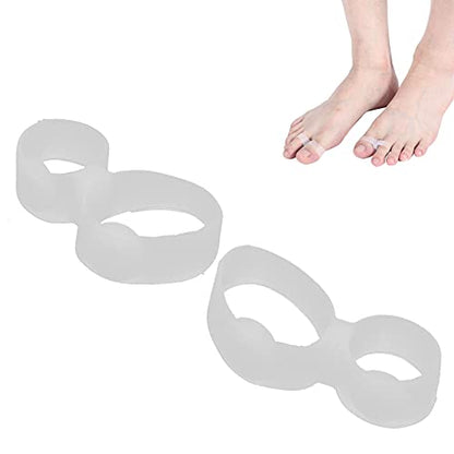 2Pcs Slimming Silicone Foot Massage Magnetic Toe Ring Magnetic Slimming Toe Rings