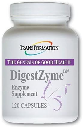 TRANSFORMATION THE GENESIS OF GOOD HEALTH Enzymes Natural DigestZyme Supplement Formula for Overall Health for Children, Nutrient Absorption, Support Digestion During Pregnancy & Lactation, 120