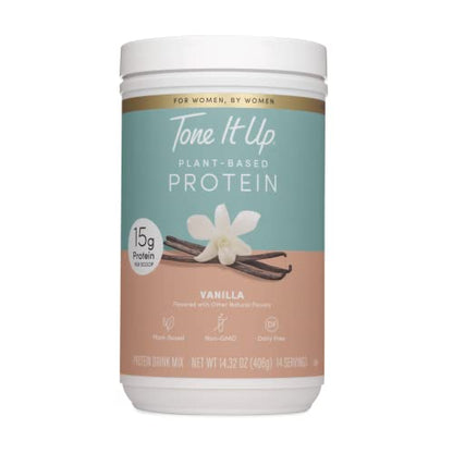 Tone It Up Plant Based Protein Powder I Dairy Free, Gluten Free, Kosher, Non-GMO Pea