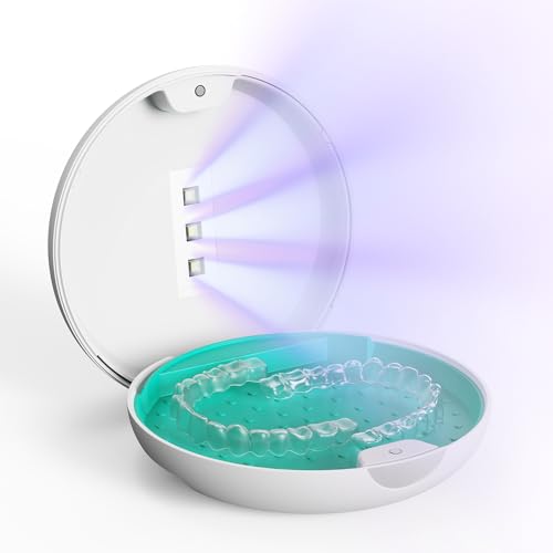 VEAMOR UVC Retainer Case Upgraded, Case Compatible for Invisalign 500mAh Battery 
