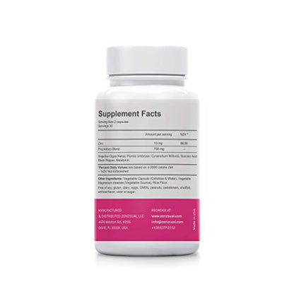 ZENZSUAL Bye Bye Menopause, 60 Capsules – Supplement for Women, Support reducing Hot Flashes