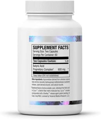 Tesseract Medical Research ProButyrate Gut Health Supplement & SafeCell S-Acetyl Glutathione Supplement & AuRx Autism Spectrum Medical Food Powder