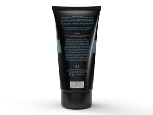 HeadBlade HeadLube Matte Moisturizer Lotion for Men (5 oz) - Leaves Head Smooth